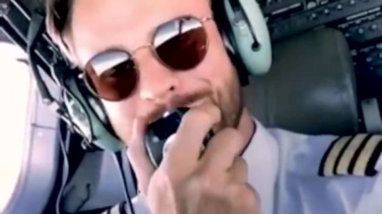 Funny video in airplane #funny