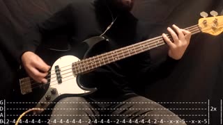 Hoobastank - Crawling In The Dark Bass Cover (Tabs)