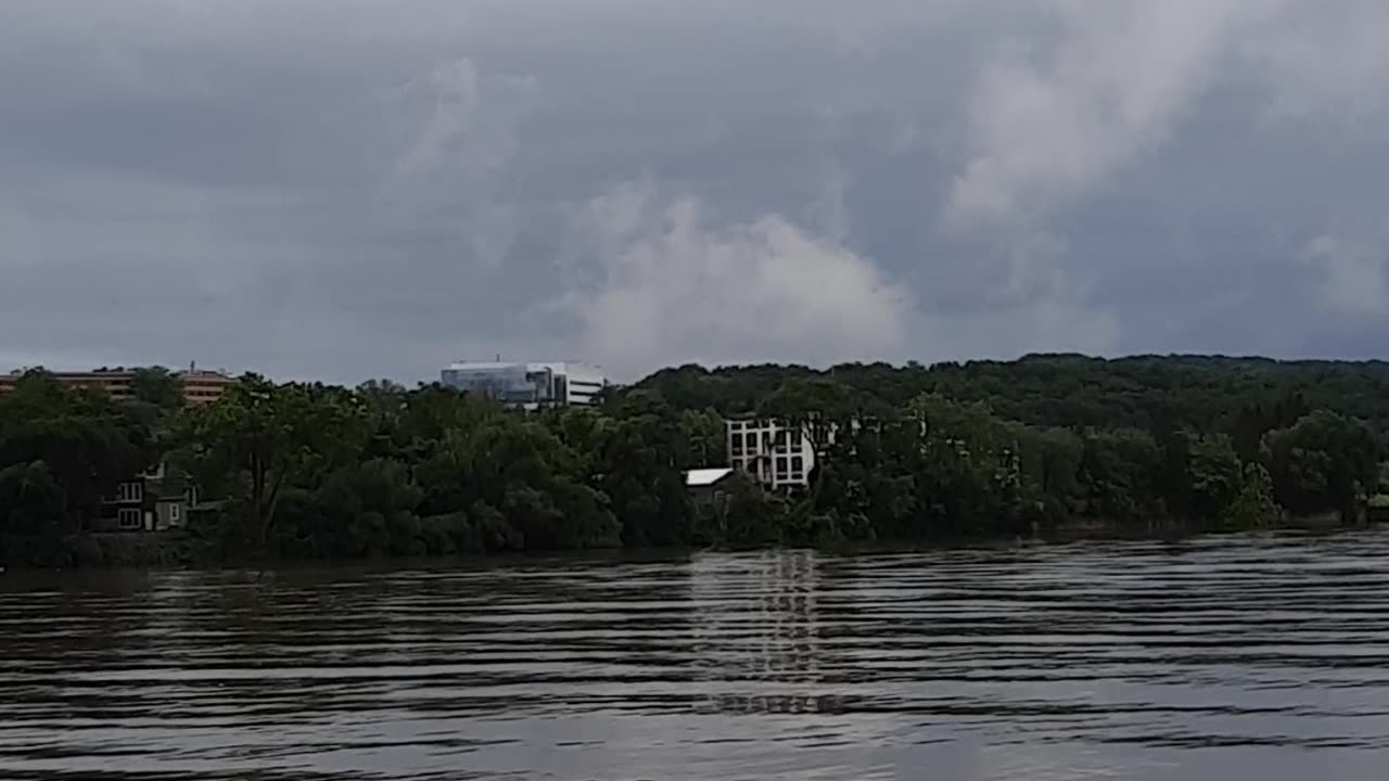 Created material being pumped into the atmosphere