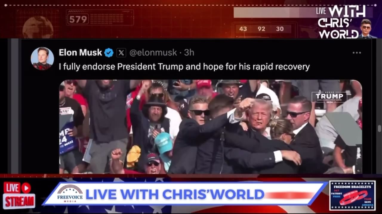 WATCH HOW ELON MUSK ENDORSED DONALD TRUMP!