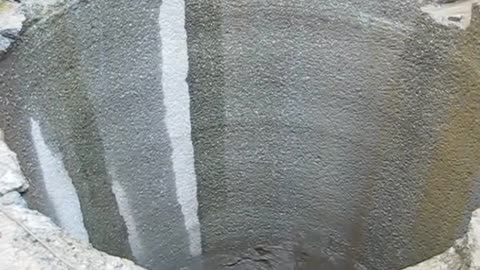 Dropping a big rock down a 450m deep hole