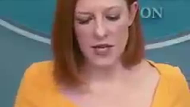 Spoke person of White house what question make her stuttering