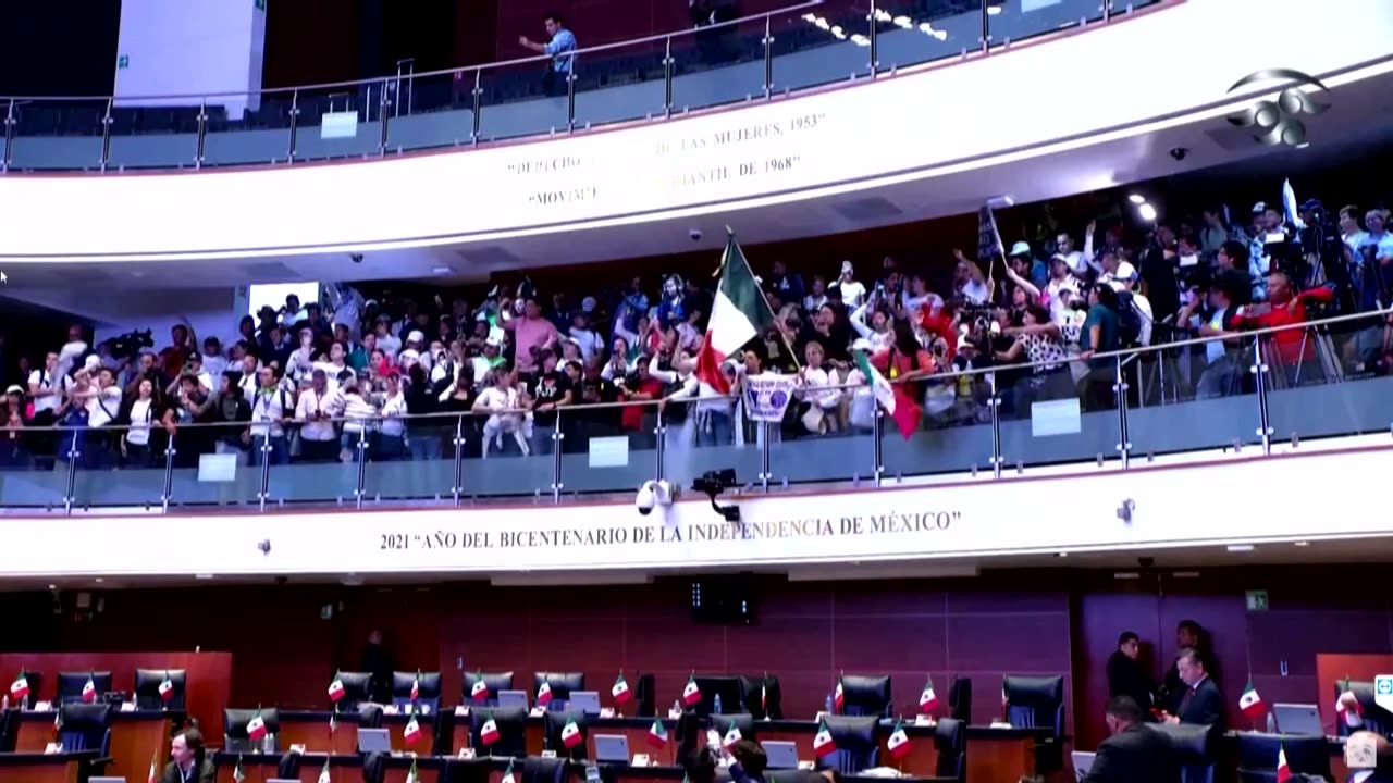 Protesters breach Mexican Senate over contentious judicial reform