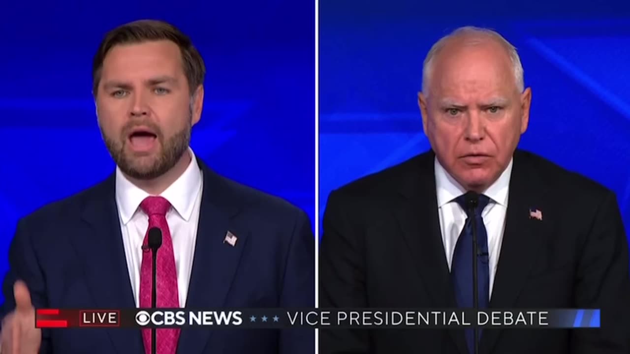 JD Vance completely embarrasses the corrupt and biased CBS moderators