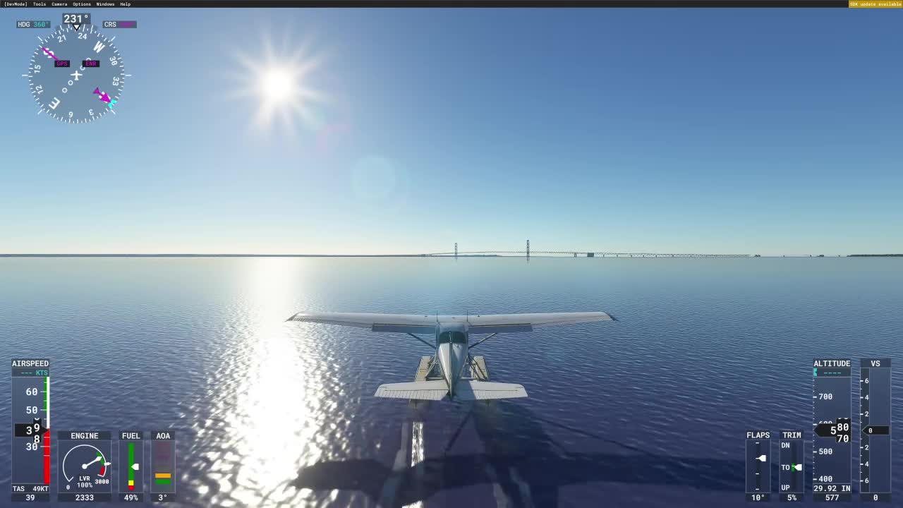 Mackinaw Bridge - Cessna 172 on Floats (Part 1)