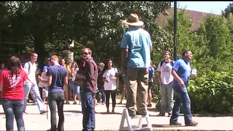 TRUE LOVE for Sinners! - Open Air Preaching - University of Kentucky - Kerrigan Skelly