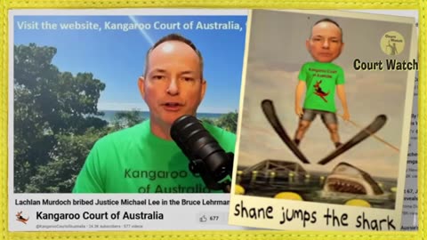 Court Watch reacts to Kangaroo Court-Shane Dowling- video re Justice Lee - Lehrmann/Ten/Higgins case