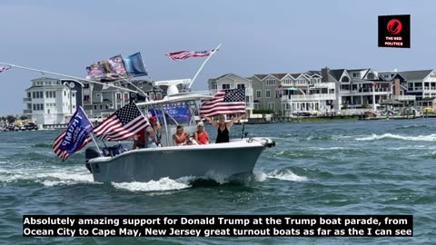 Watch: Trump Boat Parade from Ocean City to Cape May in Wildwood NJ | TRUMP FLOTILLA #TrumpVance2024