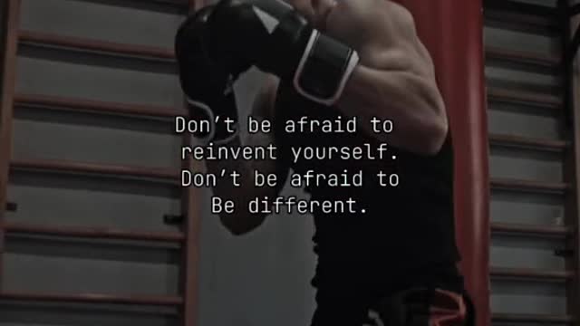 Don´t be afraid to reinvent yourself