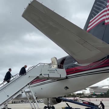 President Trump en route to New York 🇺🇸