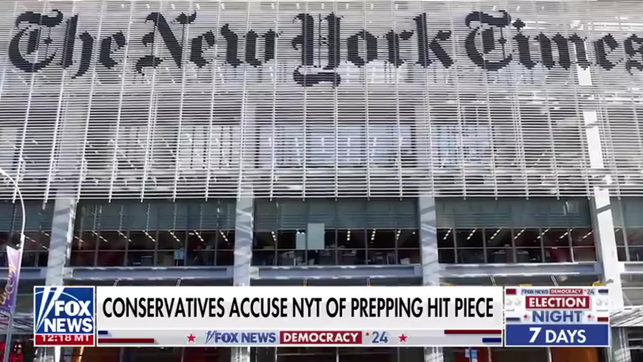 Conservatives accuse New York Times of conspiring with left-wing media group