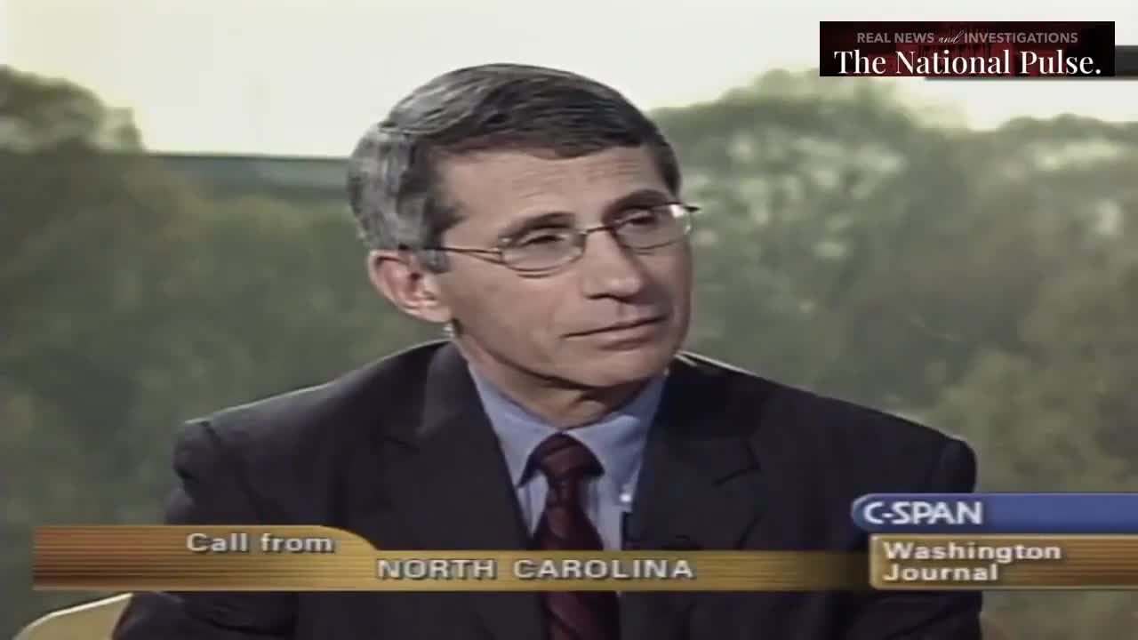 FLASHBACK: C-SPAN Caller Calls For Dr. Fauci To Resign (2003)