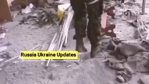 Inspection of a Ukrainian colonel, who was hiding in this kindergarten