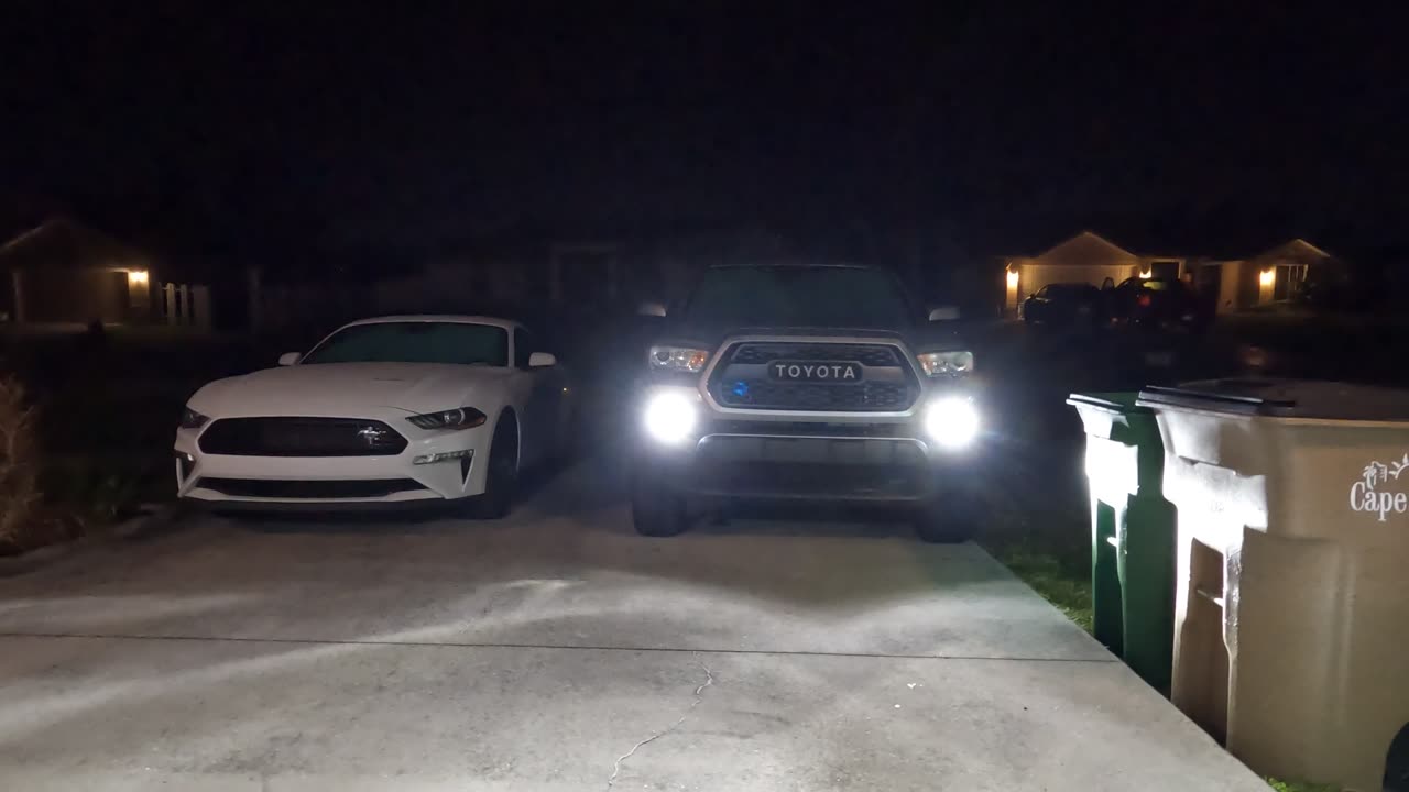 2023 Tacoma SR VLED Fog Light Bulbs Installed