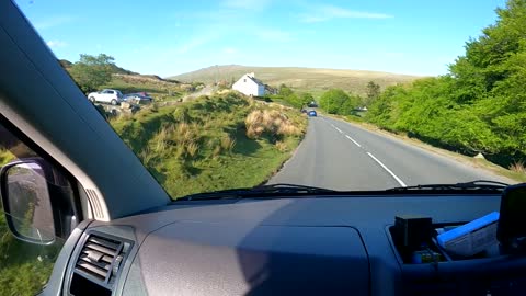 RAW footage of a drive in Dartmoor