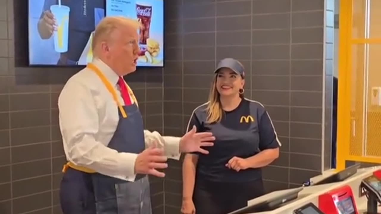 Donald J Trump can now add MCDONALD’S TO HIS AMAZING RESUME!!! TRUMP-VANCE 2024!