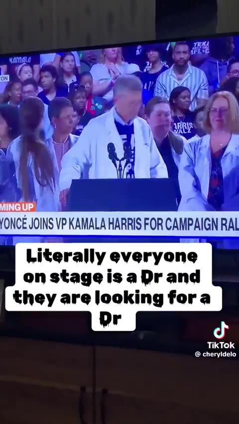 Medical Crisis at Kamala Rally Met with Silence from ‘Doctors’ on Stage