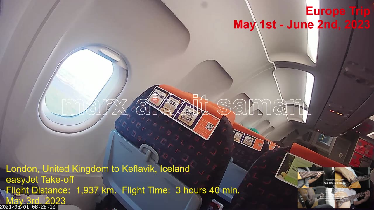 May 3rd, 2023 London Gatwick, UK to Keflavik, Iceland