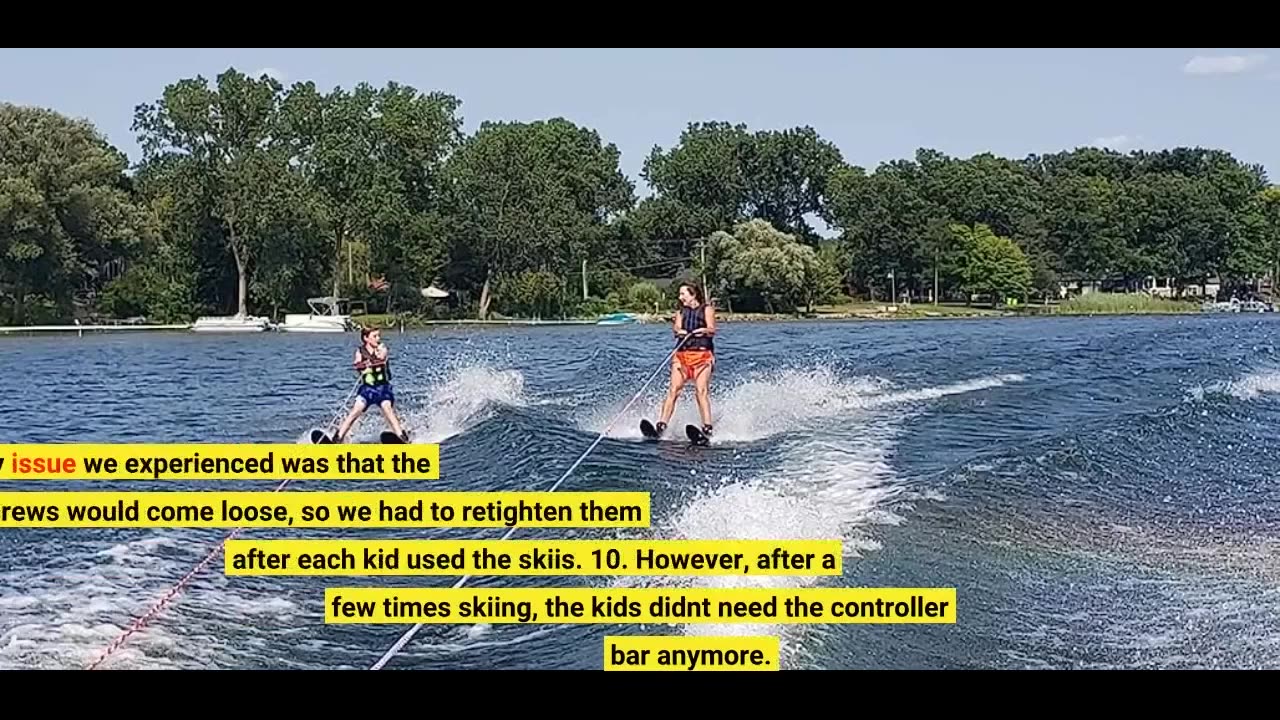 See Reviews: O'Brien Jr Vortex Widebody Combo Waterskis, 54"