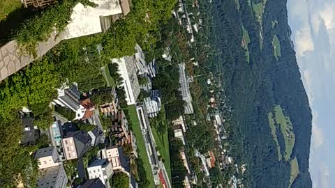 enjoy the scenery from the top of the castle