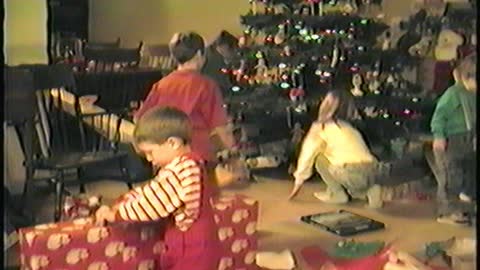 1990 Christmas with Grandchildren