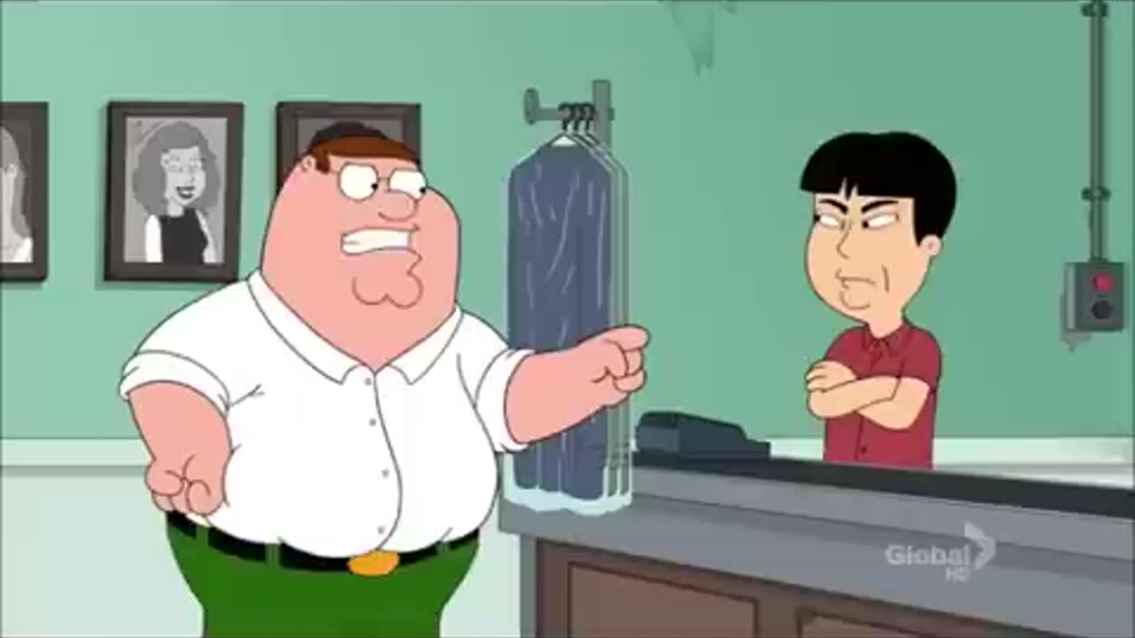 Family guy | peter and chinese washy washy fighy