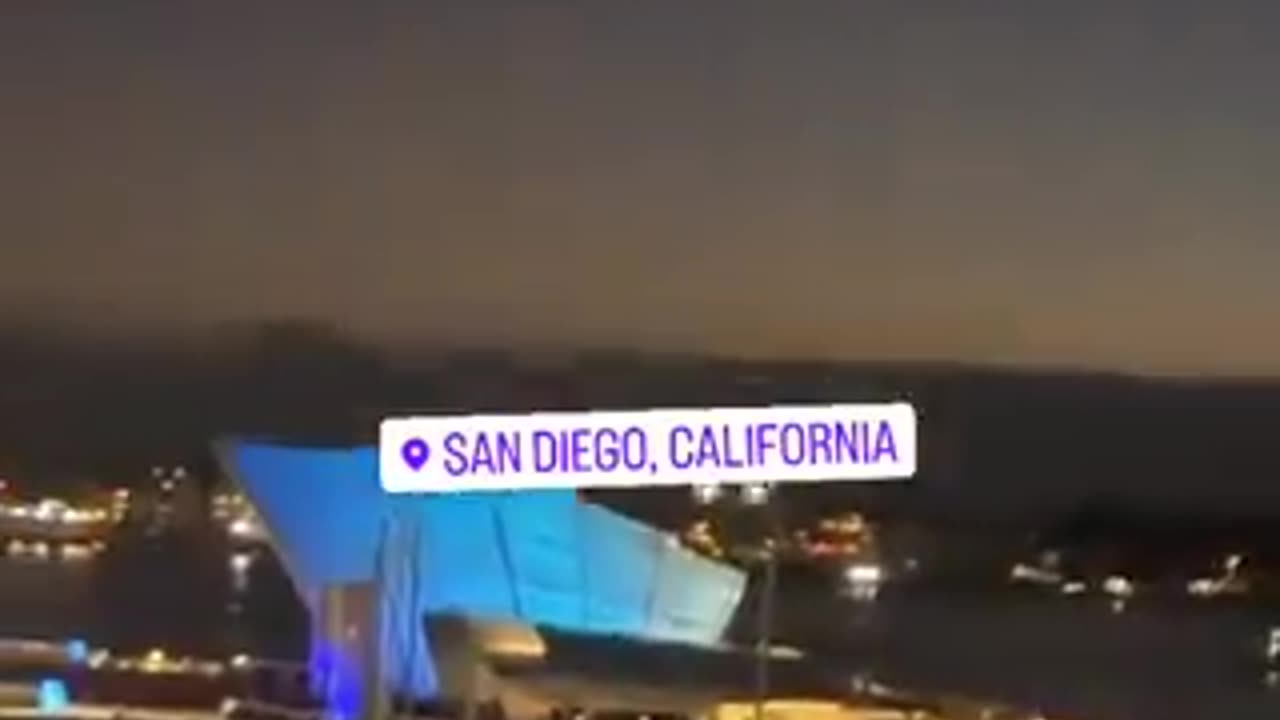 San Diego, California What's going on? PROJECT BLUE BEAM?