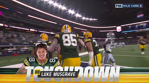 Jordan Love Touchdown to wide open Musgrave | Green Bay Packers