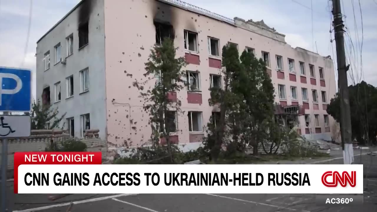 CNN gains access to Ukrainian-held Russian town