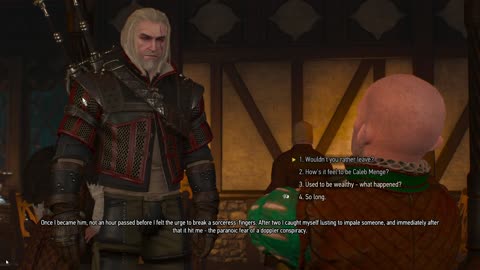 The Witcher 3 talking to dudu