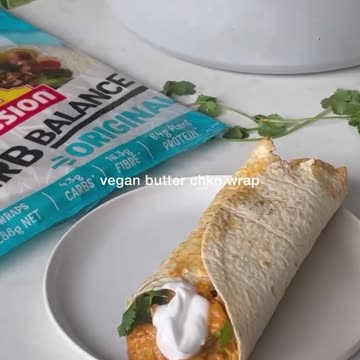 butter chicken n a wrap