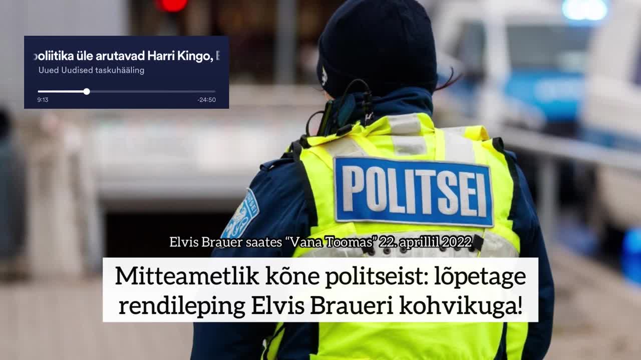 Politsei teeb Eestis mitteametlikke kõnesid