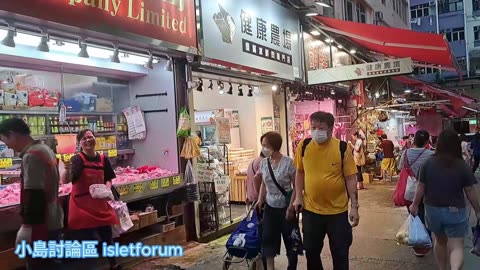 黃昏的瑞和街。街市 Shui Wo Street Market