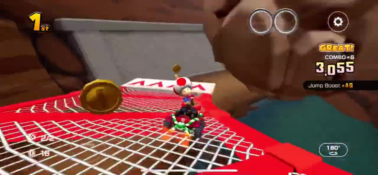 Mario Kart Tour - N64 Choco Mountain R/T Gameplay