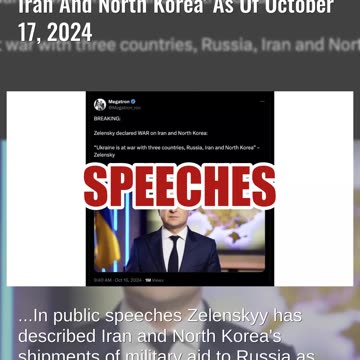 Fact Check: Ukrainian President Zelenskyy Had NOT 'Declared War On Iran And North Korea'