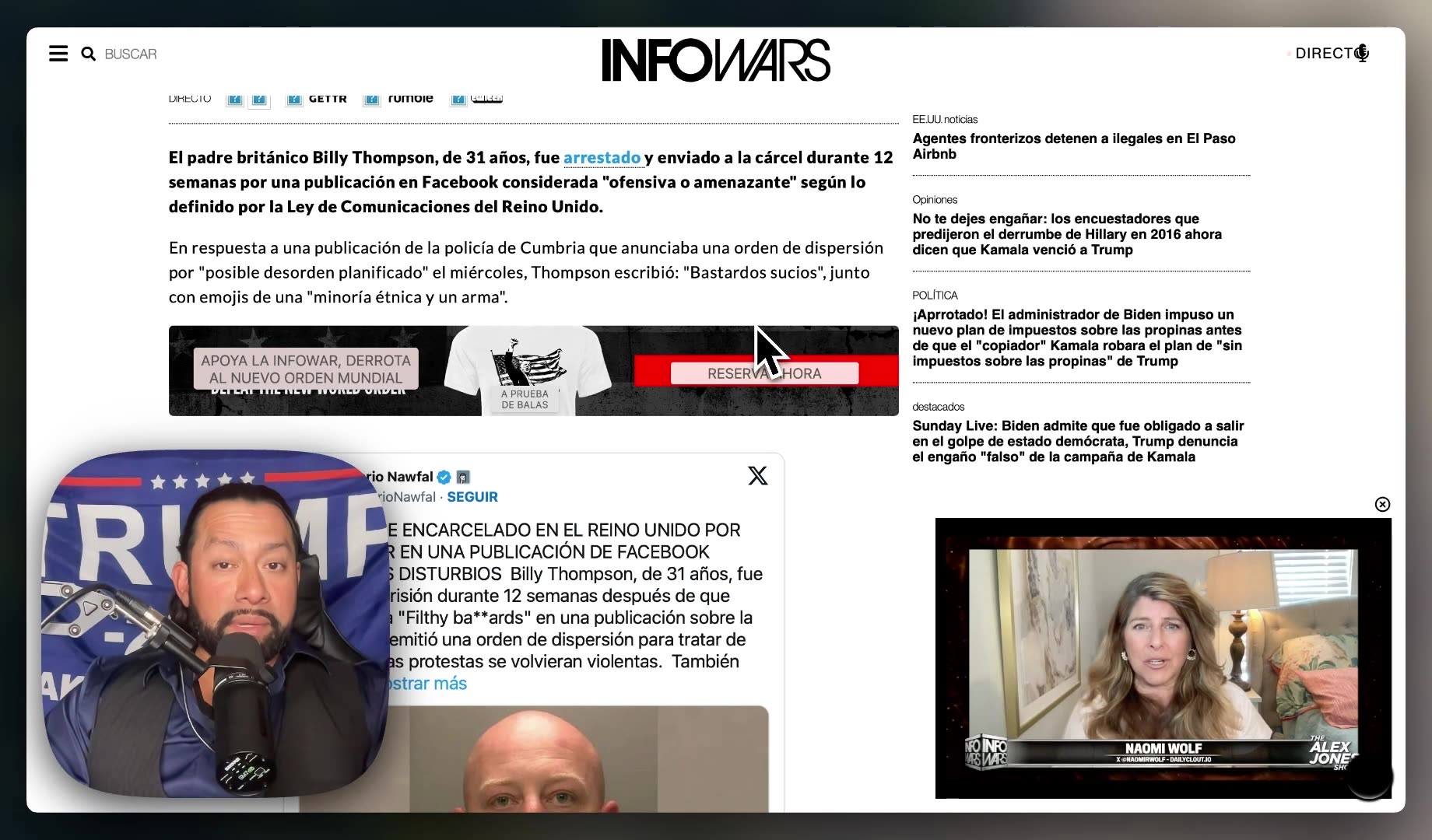 Reino Unido Censura a X, Tim Walz Roba Valor, Y Kamala Copia Trump