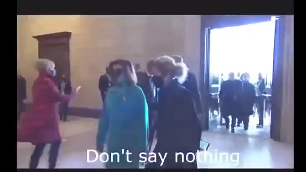 Reminder (2021)| Pelosi Escorted By Us Marshall’s Back | Arrested?