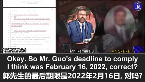 Mr. Miles Guo was ordered to pay PAX $134 million in five business days