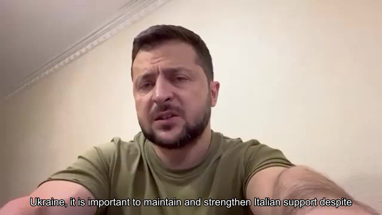 Zelensky for the second time in a week