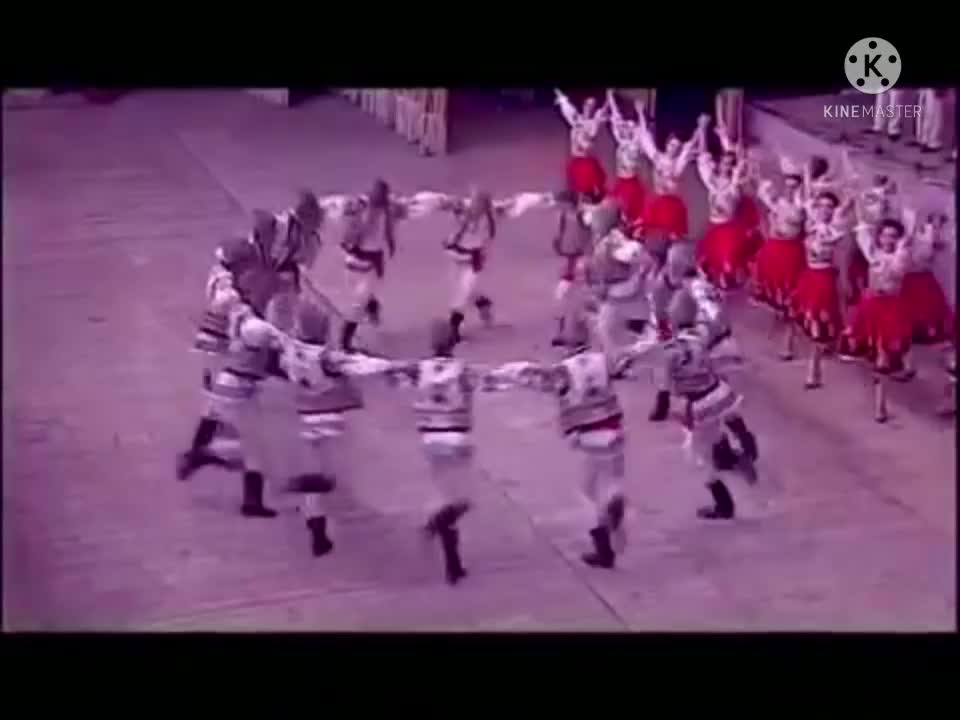 Funny guys flex to a hype song.