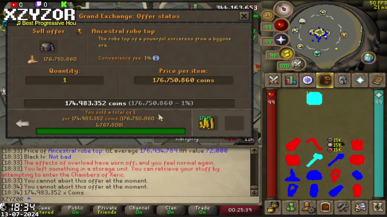 ANCESTRAL ROBE TOP #5 - Split #14 KC4537 [13-7-2024]