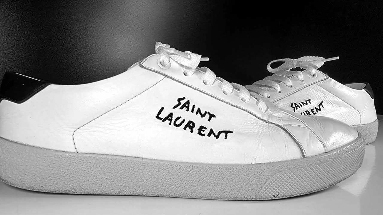 This is How to Restoration | Saint Laurent White Sneakers