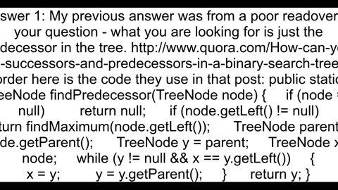 Pseudocode for Binary search tree