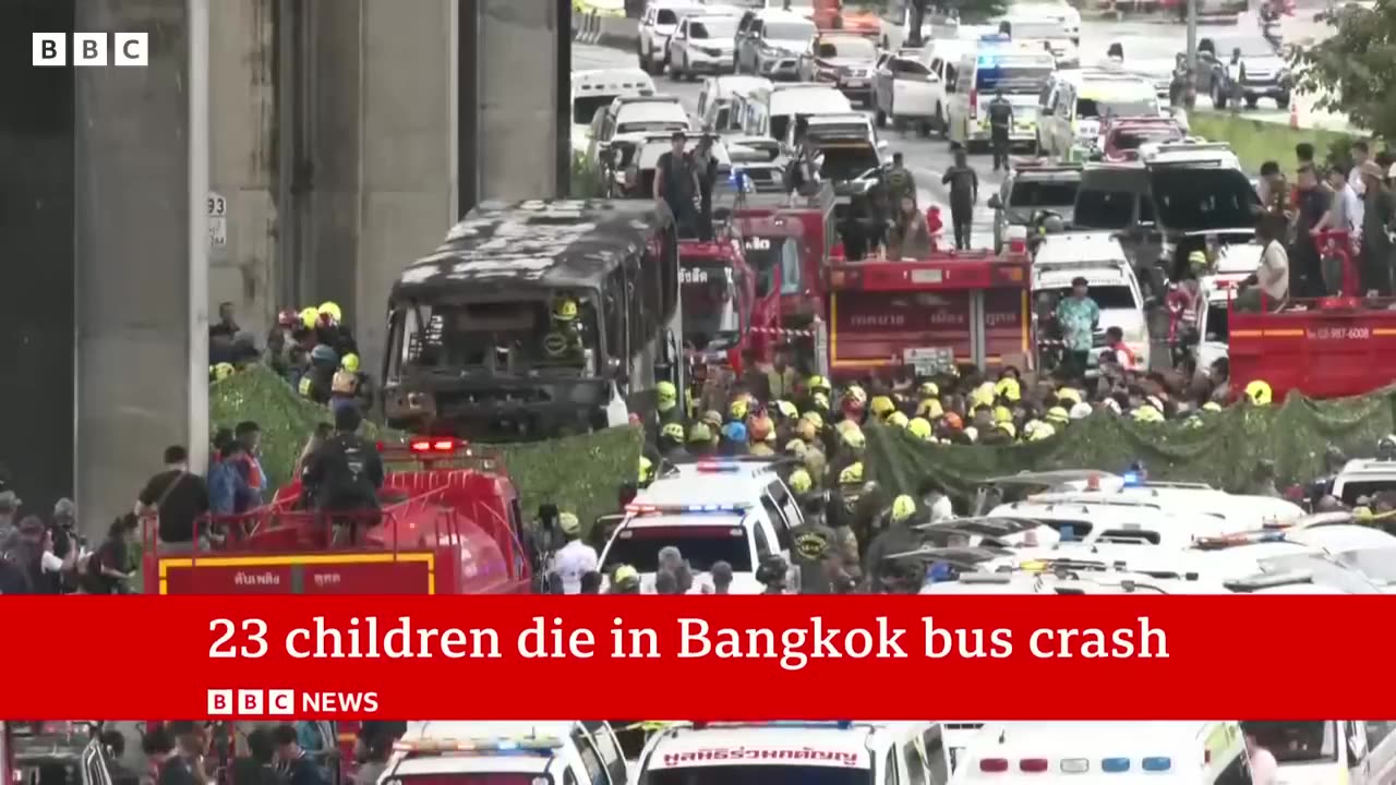 Tragic Thailand Bus Crash Claims 23 Lives, Including Children | BBC News