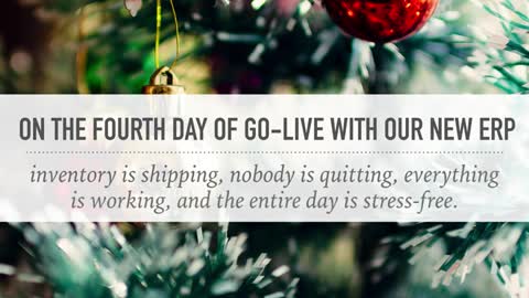 The 12 Days of Go-Live, Day 4: