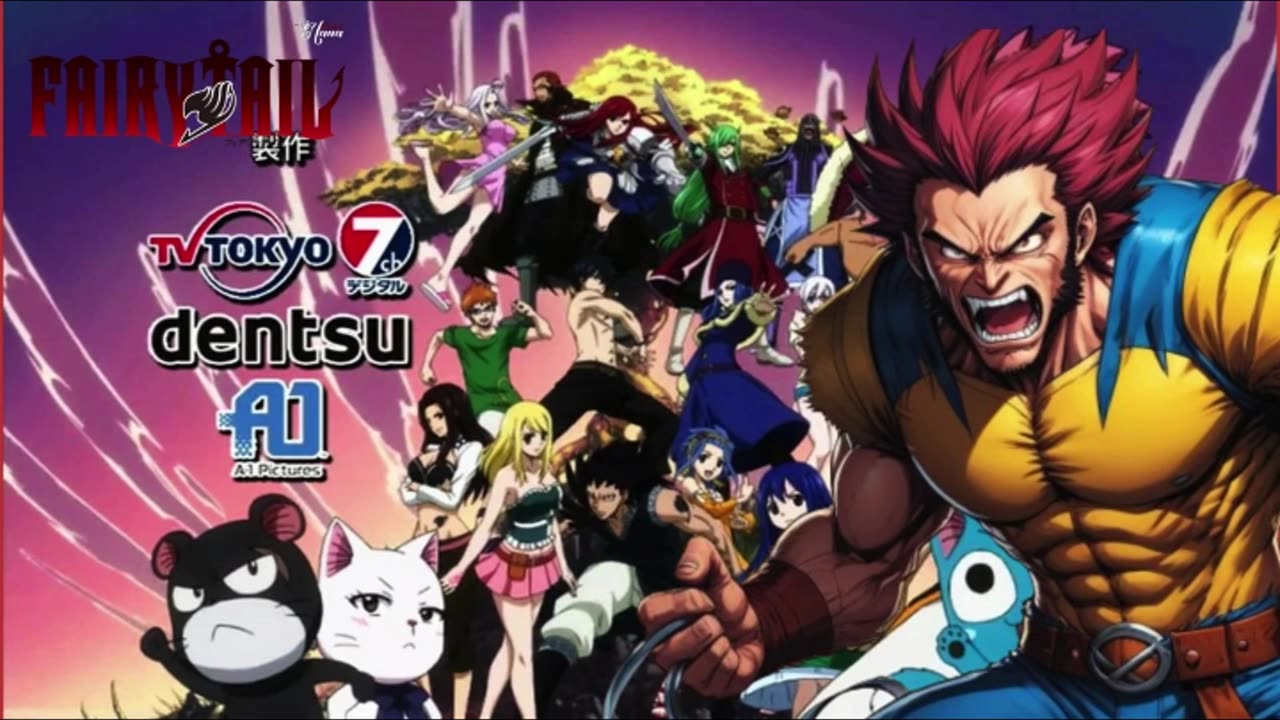 [Wolverine sings/AI Cover] Fairy tail Opening 19 | Tackey & Tsubasa - Yume-iro Graffiti