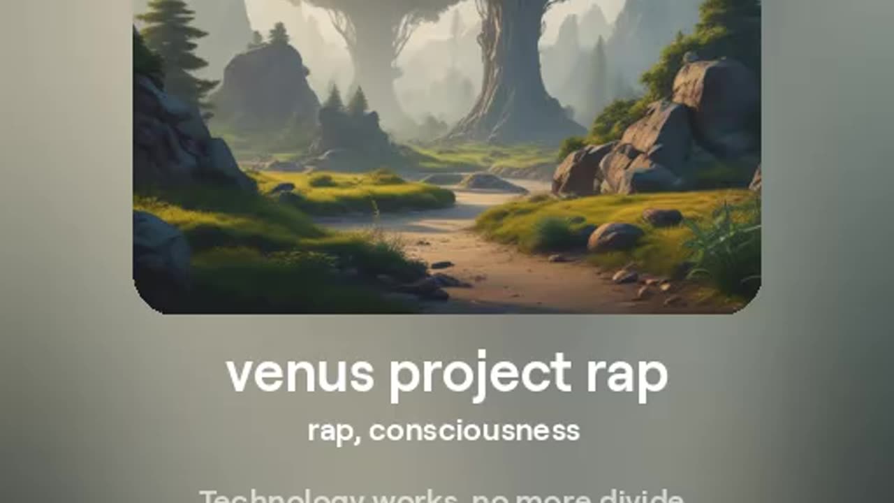 venus project rap - version 1