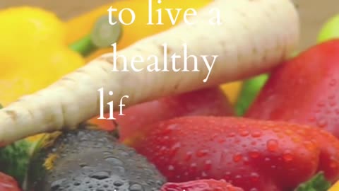 A healthy lifestyle simply means: eating good food and love your self!