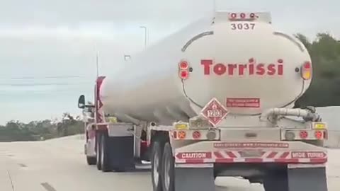 Florida Highway Patrol Escorting Fuel Tankers Ahead of Milton