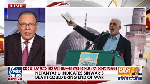 Gen. Jack Keane warns Hamas leader's death will not end war